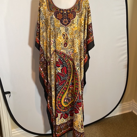 Sante Classics Floral Boho Maxi Dress Kaftan - Picture 4 of 8